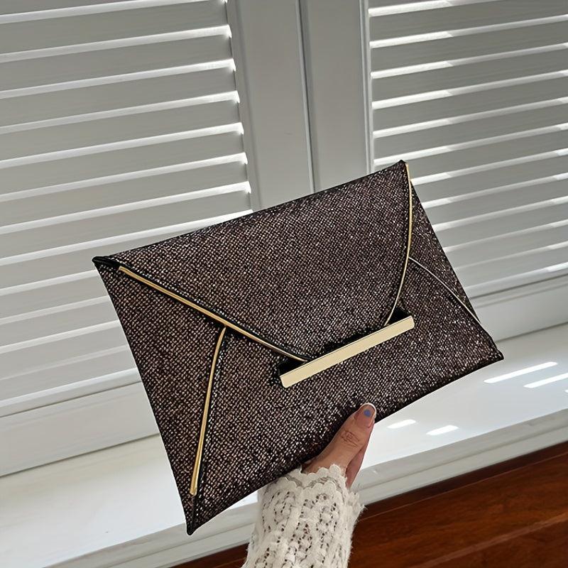 Sequin Banquet Envelope Handbag Glitter Clutch Evening Bag