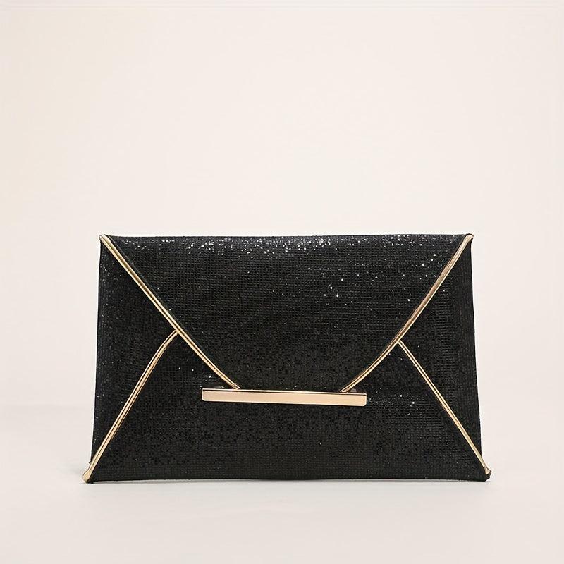 Sequin Banquet Envelope Handbag Glitter Clutch Evening Bag