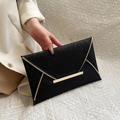 Sequin Banquet Envelope Handbag Glitter Clutch Evening Bag