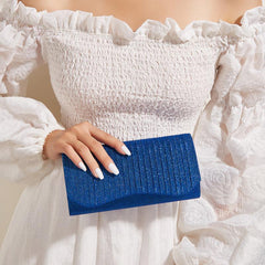 Evening Clutch Bag Chain Shoulder Glamorous Small Square Bag