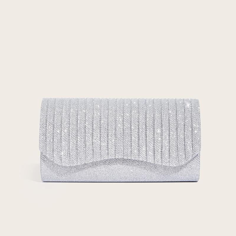 Evening Clutch Bag Chain Shoulder Glamorous Small Square Bag