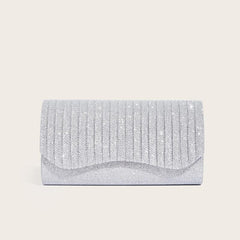 Evening Clutch Bag Chain Shoulder Glamorous Small Square Bag