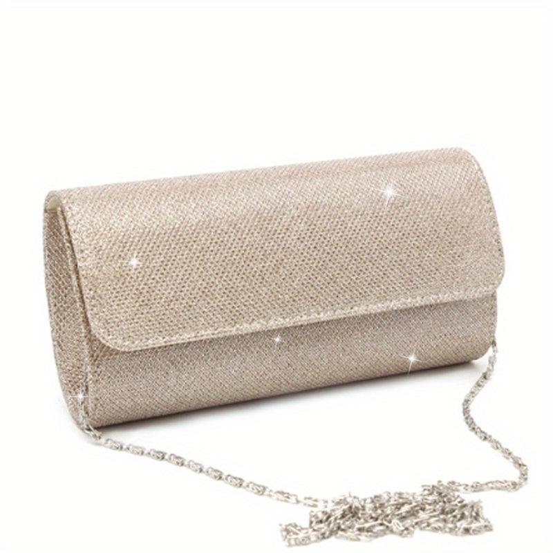 Glitter Clutch Purse Chain Handbag for Wedding Party