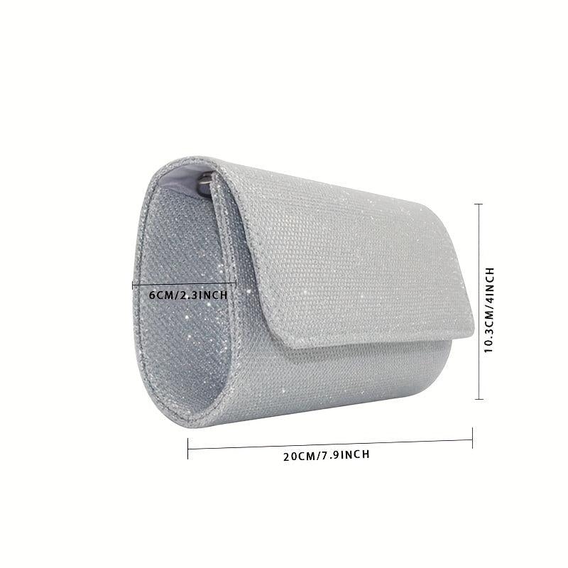 Glitter Clutch Purse Chain Handbag for Wedding Party