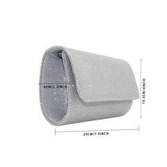 Glitter Clutch Purse Chain Handbag for Wedding Party