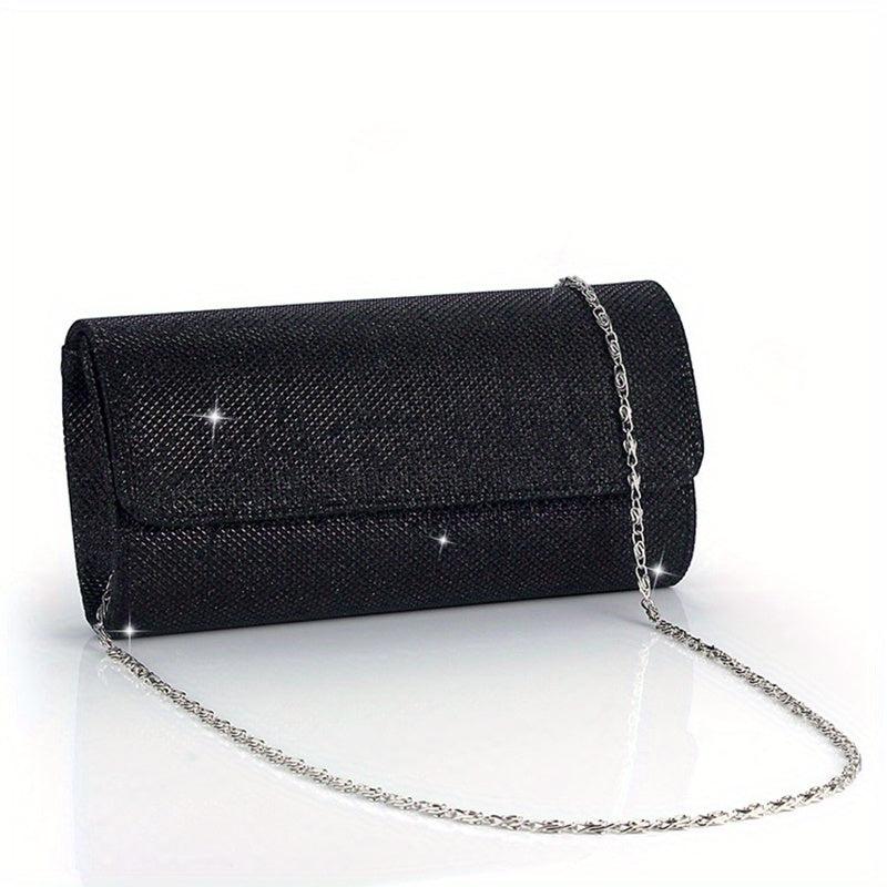 Glitter Clutch Purse Chain Handbag for Wedding Party