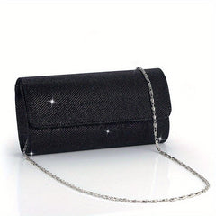 Glitter Clutch Purse Chain Handbag for Wedding Party