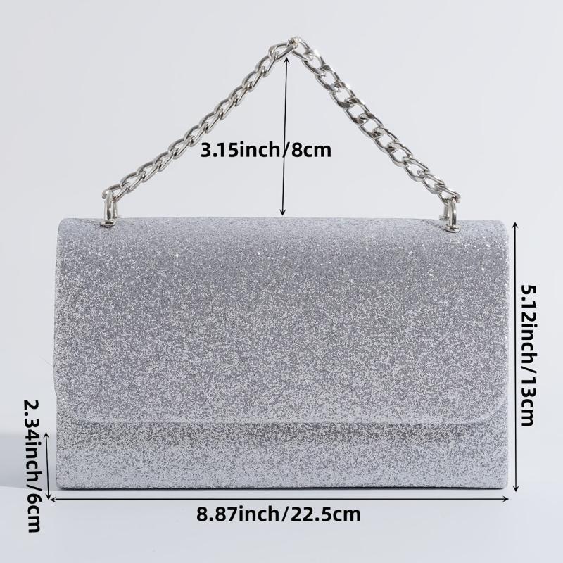 Glitter Sequins Evening Bag for Women's Party Banquet