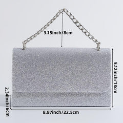 Glitter Sequins Evening Bag for Women's Party Banquet
