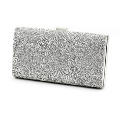 Rhinestone Chain Clutch Evening Bag for Party