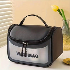 Frosted Transparent Cosmetic Bag Waterproof Toiletry Bag