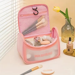 Frosted Transparent Cosmetic Bag Waterproof Toiletry Bag