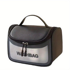 Frosted Transparent Cosmetic Bag Waterproof Toiletry Bag