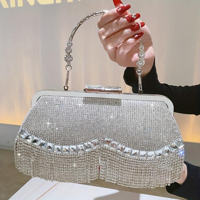 Rhinestone Evening Clutch Bag for Wedding Prom