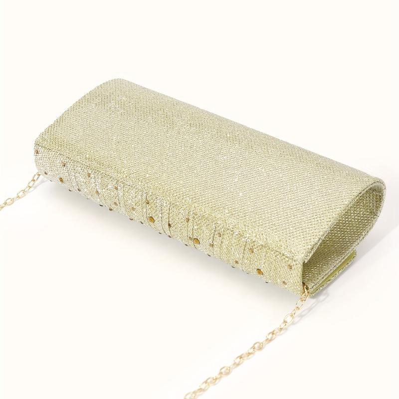 Rhinestone Envelope Clutch Purse Glitter Handbag for Wedding Party