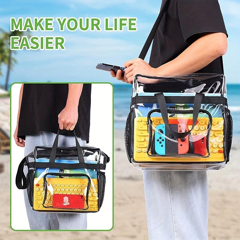 Transparent PVC Tote Bag Waterproof Beach Bag