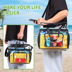 Transparent PVC Tote Bag Waterproof Beach Bag