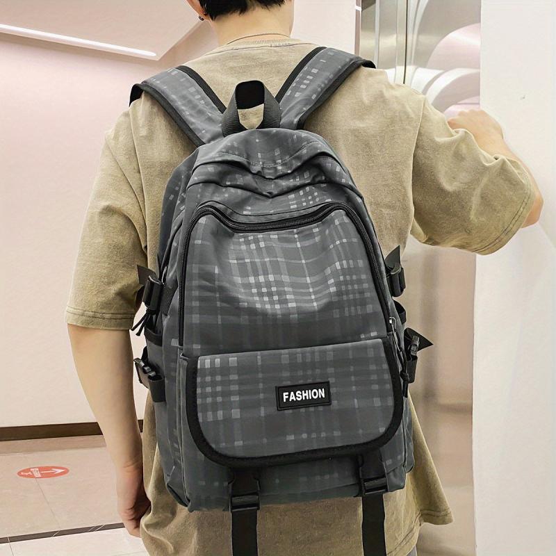 Men's Casual Large Capacity Travel Backpack Student Schoolbag