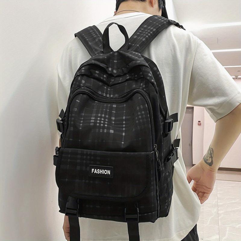 Men's Casual Large Capacity Travel Backpack Student Schoolbag