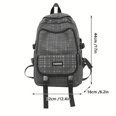 Men's Casual Large Capacity Travel Backpack Student Schoolbag