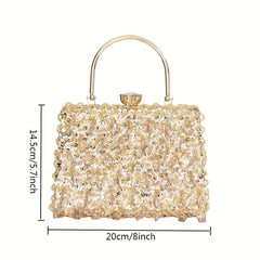 Rhinestone Evening Handbag Glitter Dinner Purse for Wedding Party Prom