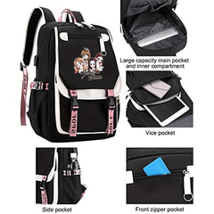 2pcs Backpack With Pencil Bag Set Casual Laptop Bag