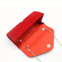 Floral Embroidered Satin Clutch Purse for Wedding Banquet