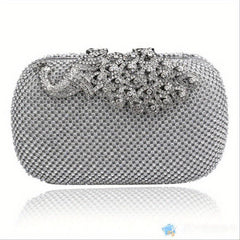 Glitter Rhinestone Evening Clutch Dinner Purse for Party Prom