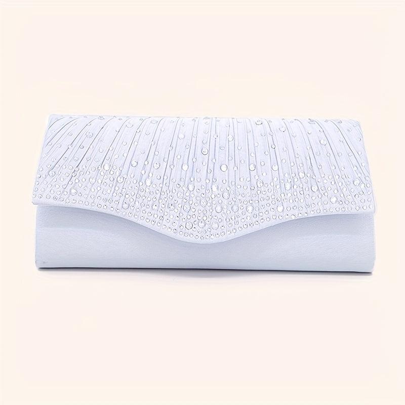 Stylish Rhinestone Clutch Wallet for Women's Evening Party