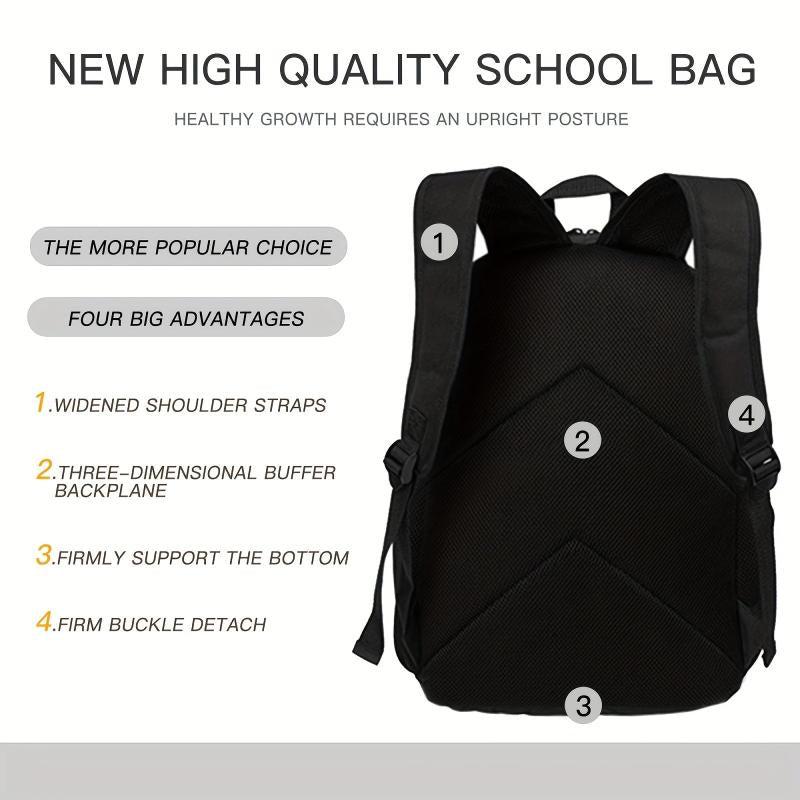 Retro Steam Trains Backpack for Teens Boys Girls Lightweight Student Bookbags