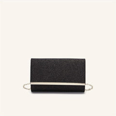 Glitter Evening Bag Square Dinner Clutch Formal Handbag Wedding Party