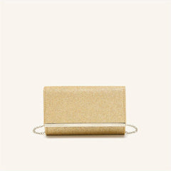 Glitter Evening Bag Square Dinner Clutch Formal Handbag Wedding Party