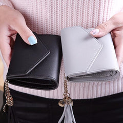 Women's Hand Bag with Tassel Wallet and Coin Purse