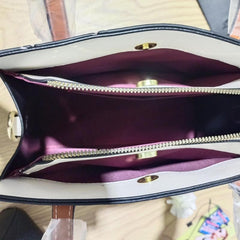 Patchwork Crossbody Bag Women's Top Handle Satchel