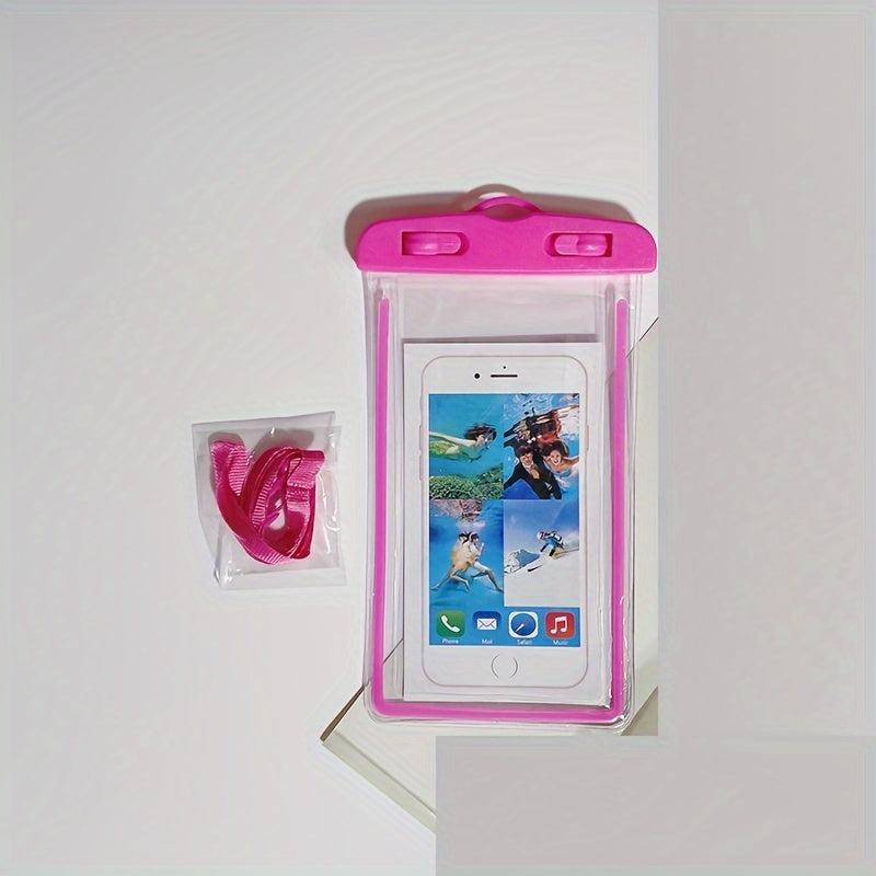 Waterproof Phone Case Touch Screen Fluorescent PVC Bag