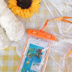 Waterproof Phone Case Touch Screen Fluorescent PVC Bag