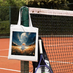 Little Girl Pattern Canvas Bag Large Capacity Anime Shoulder Bag
