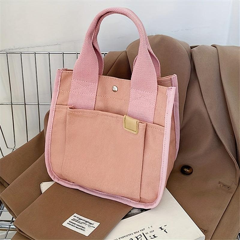 Canvas Minimalist Tote Bag Large Capacity