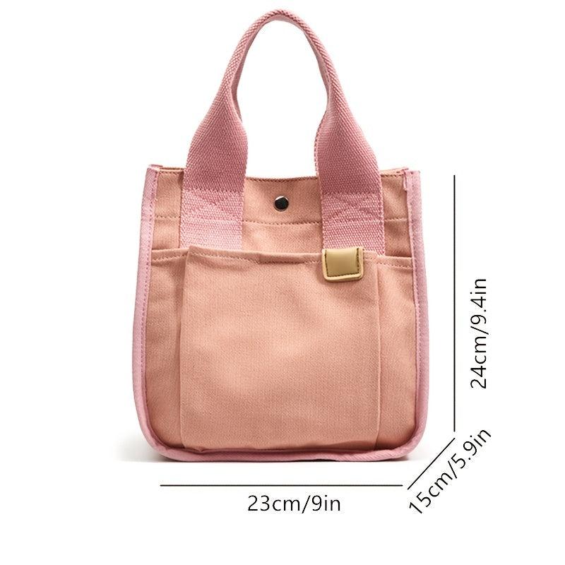 Canvas Minimalist Tote Bag Large Capacity