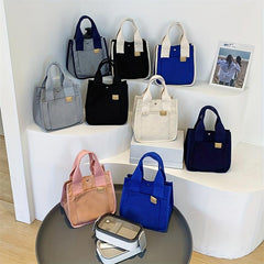 Canvas Minimalist Tote Bag Large Capacity