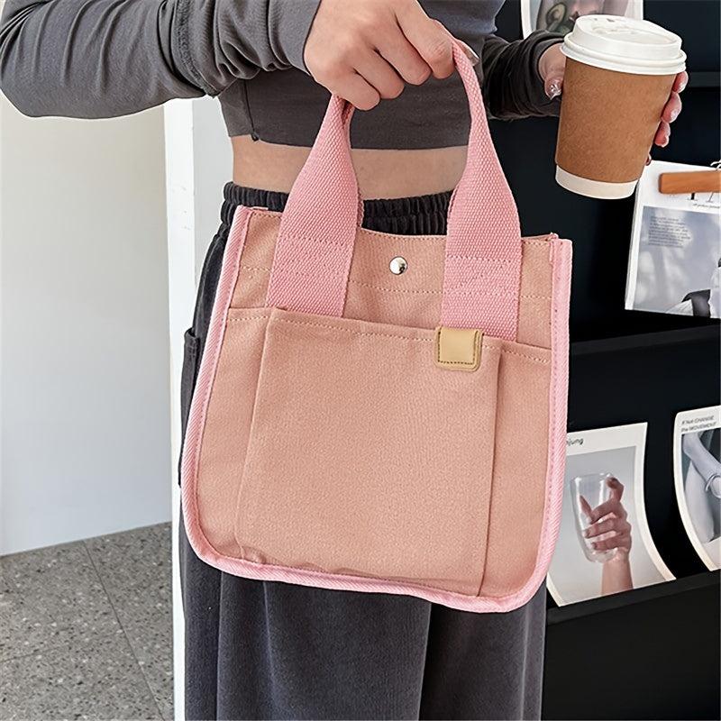 Canvas Minimalist Tote Bag Large Capacity
