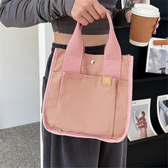 Canvas Minimalist Tote Bag Large Capacity
