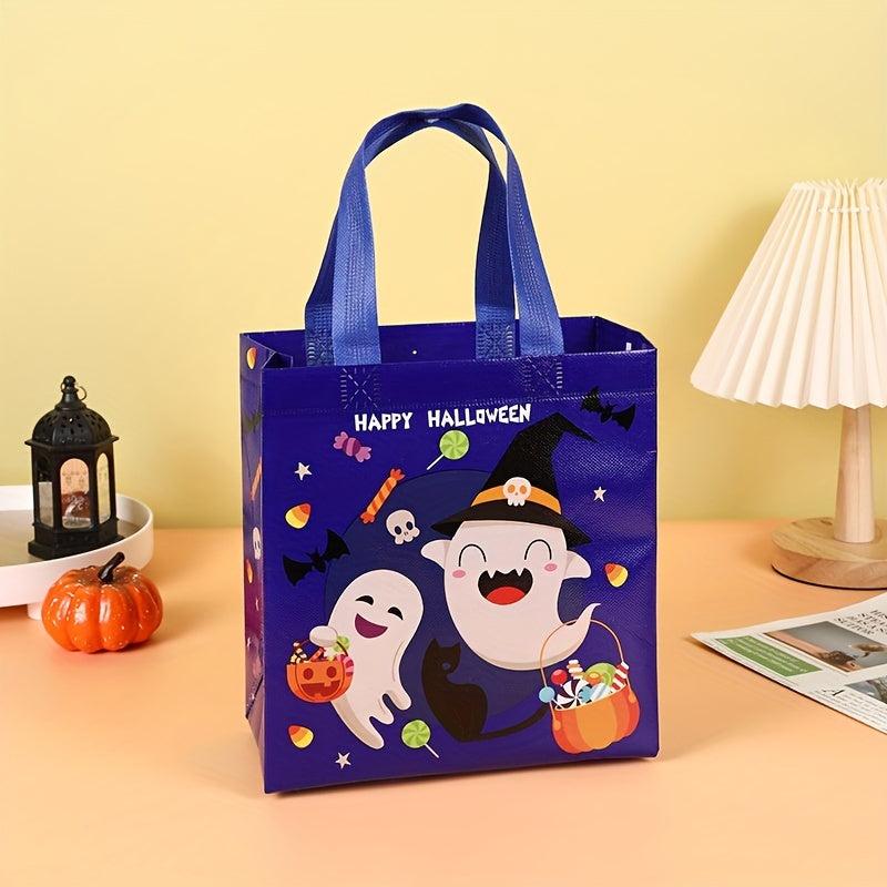 4 Pcs Cartoon Halloween Storage Handbags Lightweight Gift Party Bags