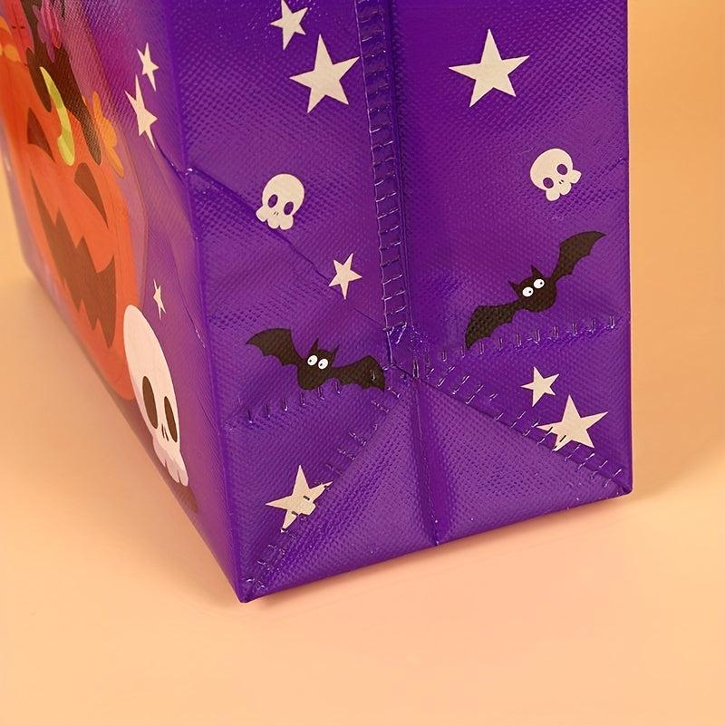 4 Pcs Cartoon Halloween Storage Handbags Lightweight Gift Party Bags