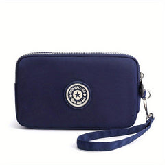 Mini Letter Patch Decor Wallet Clutch Purse