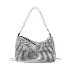 Crystal Crossbody Handbag Pearl Crossbody Handbag Ladies Bag