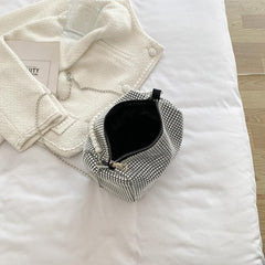 Crystal Crossbody Handbag Pearl Crossbody Handbag Ladies Bag