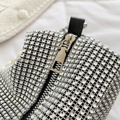 Crystal Crossbody Handbag Pearl Crossbody Handbag Ladies Bag