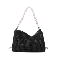 Crystal Crossbody Handbag Pearl Crossbody Handbag Ladies Bag