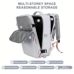 Large Capacity Backpack with Shoes Storage for Travel Business Casual
